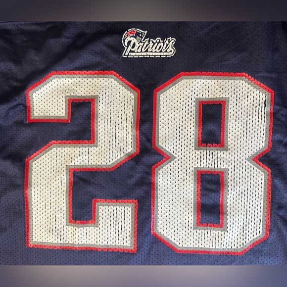 Reebok Men’s New England Patriots Corey Dillon 28 Blue Jersey Sz M‎ - Picture 3 of 8